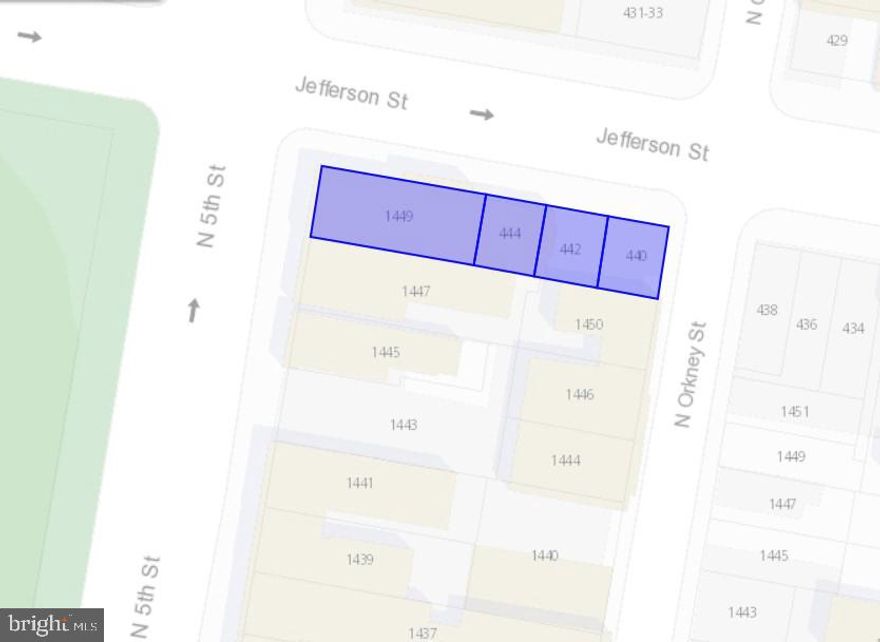 Redevelopment opportunity in Northern Liberties!  This property needs a full make over, and comes with (3) additional parcels.  The property runs street to street.