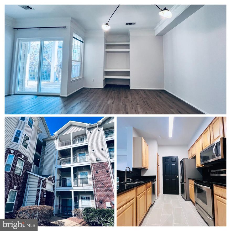 Biggest 1BR condo unit (815 sqft.) in the sought-after Gates of McLean community, just steps away from McLean Metro and the Capital One Center & Sky Park, yet quietly nestled inside the community to stay away from road noise. Spacious balcony off the living/family room is a perfect spot for relaxation. Modern kitchen features 42’ cabinets, granite countertops, stainless appliances and laundry room with full-size washer and dryer. Walk-in closet in the bedroom is just one of many spaces for storage. This bright sunlit unit has open floor plan and 9” ceilings, plus the brand new floors throughout. A reserved parking space nearby plus 2 parking permits make it convenient for you and your guests. Community amenities include outdoor pool, gym and basketball court. Close to Wegmans, Tysons Shopping Center and plenty of restaurants, just minutes to highways 495, 66, and 267, this is truly a commuter’s dream.