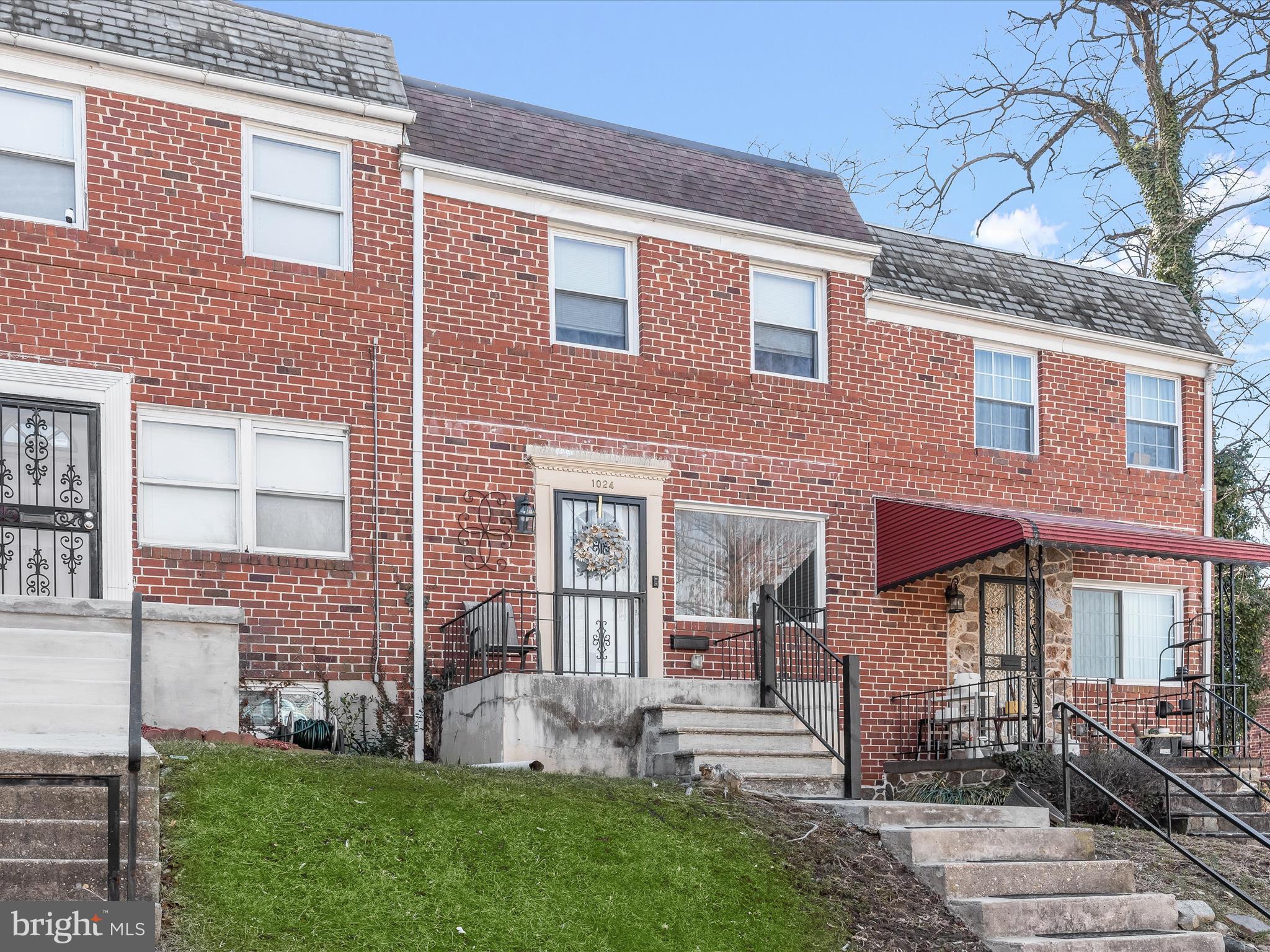 ***ALERT ALERT ALERT...PRICE JUST REDUCED***
Charming brick interior colonial townhome in Baltimore, blending classic elegance with modern updates! The main level boasts a spacious living and dining area with gorgeous hardwood floors, chair railing, and an open flow into the stylish kitchen. Enjoy granite countertops, 42” soft-close cabinetry, a center island with a breakfast bar, gas cooking, and stainless steel appliances. Upstairs, three generous bedrooms feature updated fixtures, while a skylit hall bath adds a bright, airy touch. The fully finished lower level offers versatile living space with plush carpet, sleek laminate flooring, a newly remodeled full bath, and walkout access to the rear patio and deck- perfect for entertaining! Conveniently located near major commuter routes, including I-70, US-40, and I-695. Don’t miss this beautiful home! Updates: Light fixtures, Lower Level Carpet, Lower Level Shower, Paint, Crown Molding, Fireplace in Primary Bedroom, Concrete - Front Porch