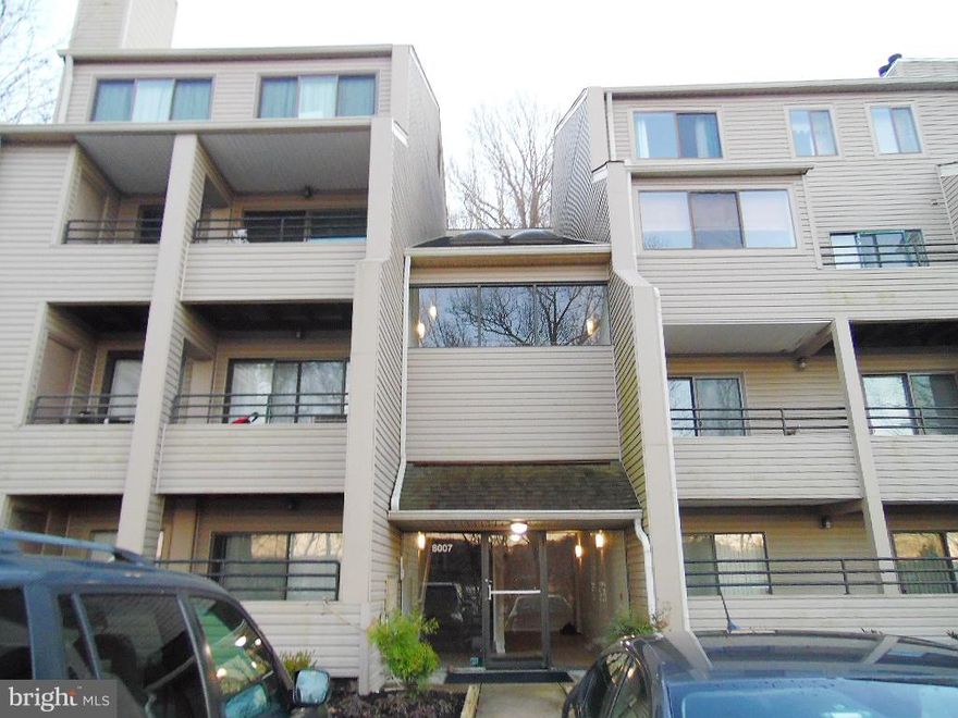 Exciting chance to own this top floor condo unit in Lodge At Mcdongh neighborhood. Unit has spacious room sizes, wall to wall carpet,  living room plus dining room with  fireplace, eat-in kitchen with sliders to private deck overlooking trees,  washer and dryer within unit. Convenient Owings Mills location - close to shopping, restaurants, public transportation and commuter routes.