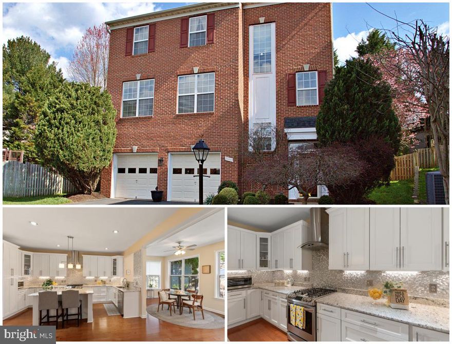 This exquisite colonial residence is situated in the highly sought-after Barkley neighborhood, nestled on a serene cul-de-sac lot. Offering exceptional privacy and tranquility, the fenced backyard is surrounded by lush trees, making it an idyllic retreat. The main level welcomes you with an open and sunlit interior, featuring expansive windows, gleaming hardwood floors, and a striking stacked stone gas fireplace, ideal for both relaxation and entertainment. A beautifully remodeled gourmet kitchen awaits, boasting updated appliances inc. range hood, cabinets, granite countertops, backsplash, kitchen island, and a charming breakfast room that opens onto a spacious deck, perfect for alfresco dining or enjoying morning coffee. Step out onto the recently refurbished composite double deck, an ideal setting for grilling and gathering with loved ones. The upper level is home to a luxurious primary suite, complete with hardwood floors, vaulted ceiling, custom shelving, and a generous walk-in closet. The renovated primary bath offers a freestanding tub, large step-in shower, and double vanities. Three additional well-appointed bedrooms and a renovated hall bath complete the upper level. The walk-out lower level provides additional living space with a recreation room, large fifth bedroom, and full bath, offering versatility for in-laws, guests, or a home office. For added convenience, the home features a sprinkler system and Tesla charger in the garage. Roof replaced in 2018. Perfectly positioned, this home offers unbeatable access to the Mosaic District, Tysons, grocery stores, dining options, parks, trails, Inova Fairfax, two Metros(Vienna & Dunn Loring), Metro Bus stops, and commuter routes. Residents will also enjoy the community amenities, including playgrounds, tennis courts, bike paths, and a clubhouse, all just steps away.