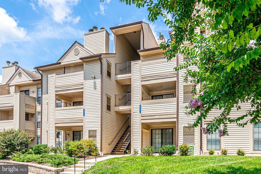 Beautifully renovated  move-in ready condo in a prime location!  The most desirable 2nd floor unit with updated kitchen, new stainless steel appliances (2021), and newly installed granite countertops (July 2021). Gorgeous brand new updated bathroom (July 2021). Freshly painted and Bruce hardwood floors throughout the unit. Spacious living room with wood burning fireplace. Sliding glass doors lead to the private balcony with an open view and a large additional storage space. Washer & dryer in the unit. Quiet pet friendly neighborhood. One assigned parking space and plenty of visitor parking. Low monthly HOA fee includes: use of community center/clubhouse, two outdoor pools, tennis courts, an exercise facility, tot lots, ponds throughout the community, snow removal, trash, and recycling services.  Waking distance to Kingstowne Towne Center, Safeway, Giant, and Walmart, restaurants, bike paths, gorgeous lakes & ponds,  stadium-seating movie theater.