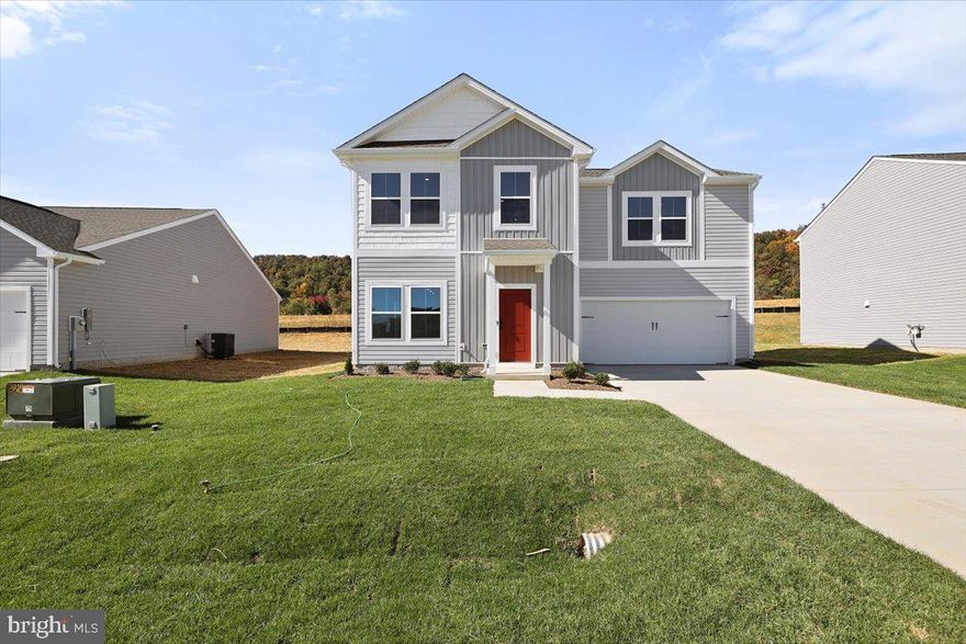 Move in Septemeber! FINAL OPPORTUNITY to own KHOVNANIAN'S ASPIRE FORSYTHIA Model Quick move in offers 4 generously sized bedrooms 3 full luxury baths/ 1 half bath, a large living area, fully finished walk out basement with full bath, composite rear deck and full two car (or SUV) garage set on an ample home site! Dillon Farm community is situated perfectly with breathtaking Mountain views and convenient shopping and restaurants literally across the street!  Our main living area features a wide-open floorplan spotlighting a stunning professionally designed kitchen designed with our wildly popular all-inclusive upgraded Farmhouse Look. It's all here, luxury upgraded cabinetry, quartz counter tops in kitchen and primary bath, kitchen island, open shelving, stainless steel appliances, black matte fixtures and faucets, vinyl wood look flooring! Energy Efficient- Propane heating and hot water, Barricade Plus house wrap and 'Air Tite' energy seal package, 14 SEER air conditioning, low E double pane windows, insulated fiberglass front door and wifi thermostat, camera doorbell, keypad front door lock, 60" wall outlets for Wall mount TV's re a few more of the benefits of a new KHOV Home at Dillon Farm!  ALL BRAND NEW with a PWC WARRANTY!  Ask about Closing Costs paid by Builder with the use of K Hovnanian American Mortgage.