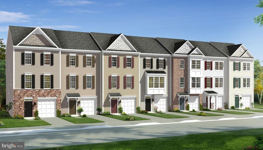 Quick Move-In Home by Dan Ryan Builder! 3 finished level townhome thoughtfully designed for the way you really live. 9' ceilings, bedroom level laundry and the flexibility of the finished basement rec room.  Photos are of a similar home.