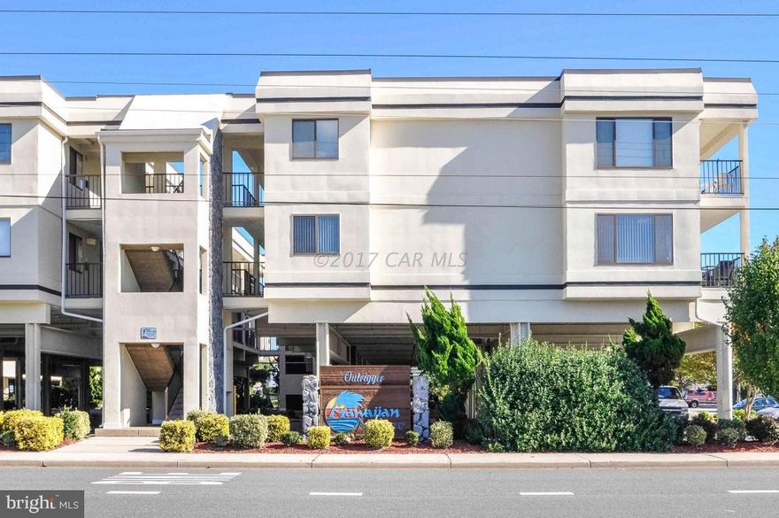 This beautiful end unit condo in a very desirable north Ocean City location is spacious (683 sq feet) and has two Full Baths.  Who wouldn't want two full baths at the beach!  From the minute you walk in you will notice all the upgrades.  There is beautiful bamboo flooring and a spacious living area for entertaining family and friends.  The kitchen has granite countertops, white cabinets and newer appliances, and there is a wonderful breakfast area.  There is also a large balcony with an ocean view.  In addition, the amenities available will ensure you'll have plenty to keep you busy. There is a fitness center, year around lap pool, hot tub and outdoor pool, and this condo is close to restaurants and shopping.  Come take a look at this beautiful condo. It is ready for your enjoyment!