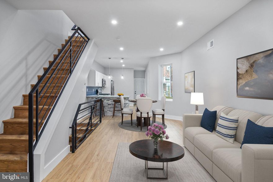 Fully updated 3 bedroom, 1 full and 1 half bathroom townhome is now available! Upon arrival, you'll immediately notice a sleek façade and rare abundance of street parking on the exterior. From there, a free flowing open concept boasting all natural light, a modern kitchen, half bathroom, dining and living room combination on the main level. Next, 3 bedrooms with tons of closet space and master bathroom upstairs. And finally, a fenced in rear yard, front porch and finished basement perfect for entertaining friends and family! Could it get any better though? It does! This home also has an all new roof, windows, electric, plumbing, hvac system and is conveniently located near 95 and 76 which will make the commute a breeze. SO WHAT ARE YOU WAITING FOR?? Hurry and schedule your appointment today before its too late!