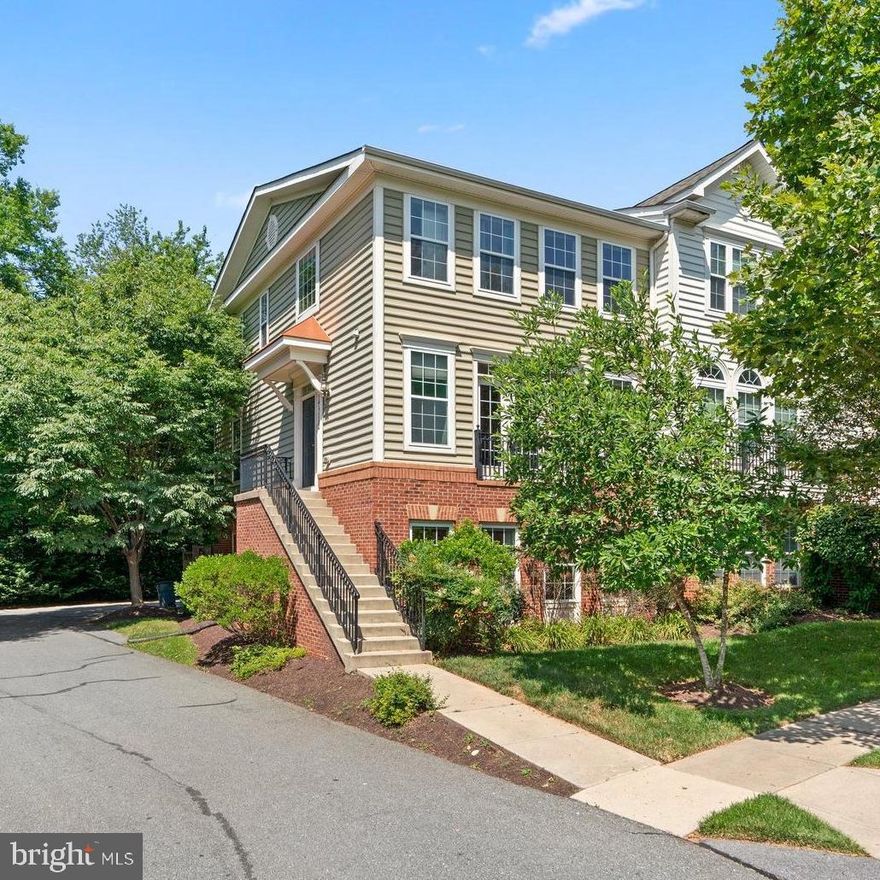 Rarely-available end unit 3-bed, 2-full, 2-half bath exceptional townhome in sought-after Fraley’s Green with a charming rear deck offering picturesque scenery with green space and tree-lined views. Upon entering, discover impeccable hardwood floors, 9' + ceilings, elegant crown molding, custom trim, and high-end finishes throughout all three levels in this Bozzuto model Clearence Floor Plan. The kitchen is a chef's delight, featuring lovely cabinetry, granite countertops, a tiled backsplash, stainless steel appliances, gas cooking, and a breakfast bar perfect for casual dining. Entertaining is effortless in the open layout of the dining and living areas, complemented by a conveniently located powder room. 

Upstairs, retreat to the luxurious Owner's suite complete with a walk-in closet and a spa-like bath featuring a vanity and stand-up shower. Two additional spacious bedrooms with hardwood floors share a second full bath, while a laundry room with built-in cabinets adds convenience to the upper level. Downstairs, versatility abounds with a spacious walkout multi-purpose room, perfect for an in-home office, children’s play area, or an additional family room. Ample extra storage space and a tastefully appointed half-bath round out this level, adding both practicality and comfort to your home.

For outdoor enthusiasts, the low-maintenance Trex deck beckons for summer BBQs or relaxing coffee mornings overlooking mature trees. Outside, this exclusive community offers amenities including green spaces, a gazebo, and walking paths. Parking is a breeze with an attached 2-car garage, additional driveway space, and ample guest parking available (continue on Phelps Hill around the bend, parking lot on the left).

*Recent upgrades provide peace of mind with a new HVAC system (2021), a brand-new refrigerator (2023),  revovated balcony deck (2020), new tankless water heater (2020) and fresh carpet and paint (2024), ensuring a modern and well-maintained interior for years to come. Perfectly situated, enjoy the convenience of nearby amenities such as CVS, restaurants, European Market, and Laytonia Recreational Park. Commuters will appreciate being less than a 10-minute drive (2.6 miles) to the Shady Grove Metro (red line), RIO Lakefront, and downtown Crown for shopping, dining, and entertainment.

Don’t miss out on this rare opportunity to own a meticulously maintained end unit townhome offering luxury, comfort, and a prime location. Schedule your showing today and envision life in this desirable Fraley’s Green retreat! Check out the 3D tour and Video!