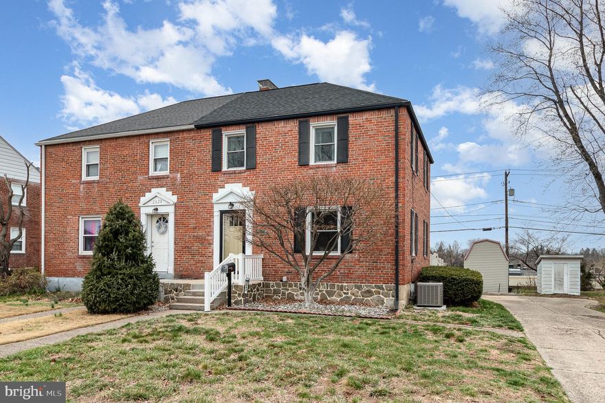 Beautifully maintained brick semi-detached home in Wilson Park conveniently located near schools and shopping. Updates include: Renovated kitchen with large pantry & stainless steel range, dishwasher & refrigerator 2023, New dryer 2023, New washing machine 2022, Renovated bath with luxury vinyl plank flooring and ceramic tile walk-in shower 2022, Replacement windows 2021, New roof 2018, New exterior doors 2015 and newer gas furnace and central air. The finished lower level provides over 400 square feet of finished living space and includes a second bath and additional storage. The private, fenced rear yard features a large shed and additional vinyl storage locker. The driveway has off street parking for one vehicle.