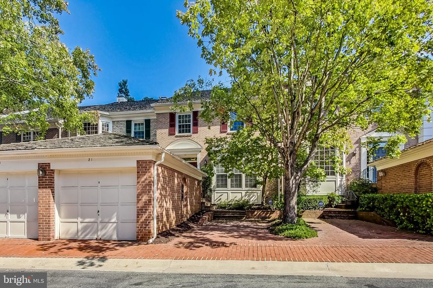 OPEN HOUSE: Saturday, October 7 from 1-3 pm.  Sophisticated 4 level townhome in Bethesda boasting a plethora of updates. New light fixtures and fresh paint throughout, new hardwood flooring on the bedroom level, new luxury vinyl plank in the basement, and so much more! Gorgeous hardwood flooring spans the sunny, step-down living room, formal dining area, and family room (with cozy wood-burning fireplace) on the main level. The updated kitchen features newer quartz countertop, stainless steel appliances (including a wine fridge), and a bright breakfast nook overlooking the back garden. The stunning master bedroom features soaring vaulted ceiling, two enormous walk-in closets with built-ins, private full bathroom with romantic 2-person soaking tub, separate tile shower, and dual vanities. Two more spacious bedrooms with ceiling fans, a full hall bathroom, and the washer/dryer closet complete this level. The top-level bedroom/den/bonus room features lovely skylights and connects to ample space for storage in the attic. The fully finished basement is equipped with an updated full bath with tile shower, sprawling recreation space with a wet bar, bonus room/windowless bedroom, HVAC room, storage/workspace with an additional utility sink. Home has a beautiful, fenced brick patio with updated landscaping, detached 1 car garage, and private driveway. Tucked away in a lovely neighborhood but close to dining, shopping, and major commuter routes.