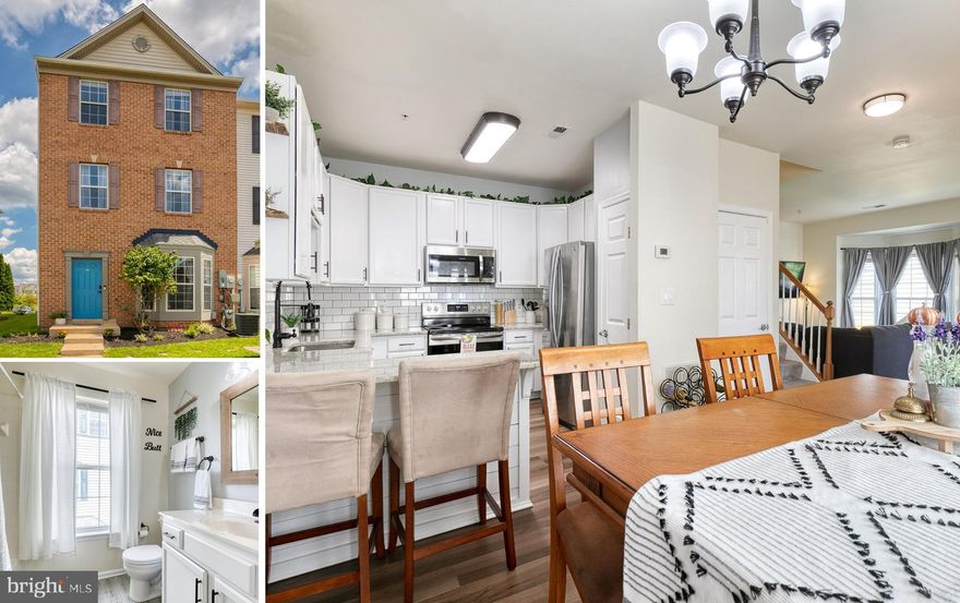 BUYERS GOT COLD FEET! THEIR LOSS, YOUR GAIN!!! Beautiful, immaculately maintained end unit townhome with an open floorplan, third floor suite, and all the upgrades you have been searching for located in the community of Seven Oaks!!  Bright, open concept main level boasts new luxury vinyl plank flooring, high ceilings, amazing natural light from the large bay windows, half bath, spacious living & dining rooms, and a stunning renovated kitchen! Gourmet kitchen showcases gorgeous granite countertops, high-end stainless steel appliances, backsplash, breakfast bar, 42" cabinetry, and pantry-providing ample amounts of storage!! Travel upstairs to discover two spacious bedrooms featuring large closets & windows along with a stylish bath and laundry/utility room with additional space for storage. Head up to the third level to will find a luxurious master suite boasting a gigantic walk-in closet & spa-like bath with double vanity, new tile flooring, deep soaking tub and a huge glass-enclosed shower!! Storage shed and parking conveniently in front of home.  New Roof July of 2022, recently serviced HVAC and one year old compressor! 2 assigned parking spaces and lots of visitor parking! Amazing community features multiple outdoor swimming pools, tennis courts, fitness centers, tot-lots and so much more! Convenient to shopping, dining, local hot spots, Odenton Station and all major commuter routes including I-97, I-95, MD-100 BWI Airport, and Fort Meade.  Do not miss the opportunity to call this amazing house and neighborhood, HOME!