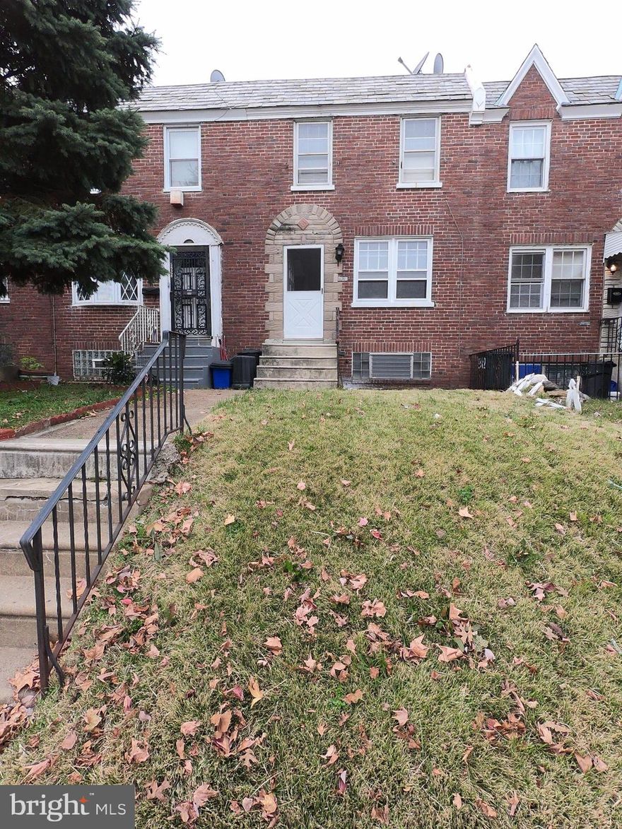Beautifully updated row house property in Olney now available. This property features a brand new kitchen with quartz countertops, new hardwood floors, and a new stainless steel appliance package. This airy and spacious home also features 3 large bedrooms and a new bathroom that has been updated with a new floor tile and fixtures.   Basement is fully finished and comes with central heating/cooling unit.  This home will not last at this price. Schedule your appointment today.
