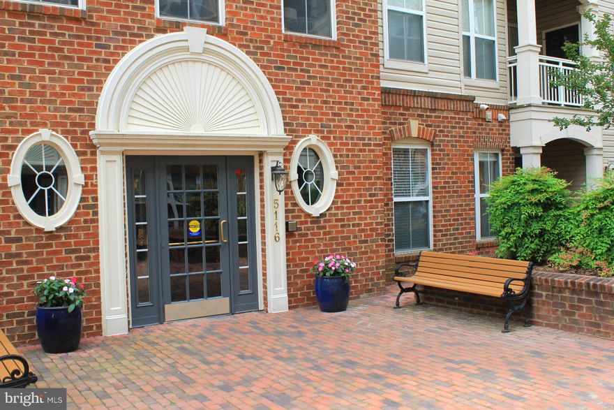 Fabulous Cameron Station Condo in the Carlton Place Building!!!   Main floor unit with private patio and easy access with or without use of main building lobby.   Newer carpet and paint and ready for a great tenant.  Large open living room /dining room combination with gas fireplace.   Gourmet kitchen with tall cabinetry, granite and stainless steel appliances.   Bedroom with windows overlooking private patio.  Large private bath with dual access.  Private door to convenient and relaxing patio.  Great community amenities including pool and trails.