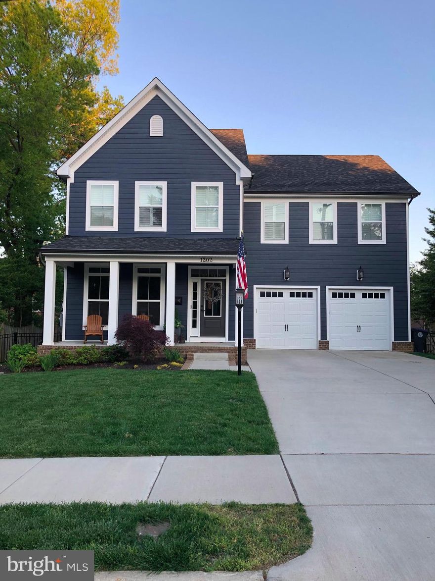 Stunning Craftsman Style home built in 2017 on a private picturesque street close to Mary Washington College. Enjoy a short walk to shops and restaurants in the most sought after neighborhood in the City of Fredericksburg.  This charming home will not disappoint from the moment you walk in the front door to the open foyer.  Notice the gleaming hardwood floors the beautiful lighting fixtures, the light filled gourmet kitchen complete with granite countertops, stainless steel appliances.  The large family room with the wood burning fireplace that adds the special touch of warmth on those chilly fall and winter days.  The spacious master bedroom features a beautiful coffered ceiling .  The master bath is incredible with the double bowl sinks raised vanity, custom tiled shower and beautifully tiled floor.  On the upper level you will find 3 very nice size bedrooms and 2 additional full baths.  For convenience the laundry room is located on the bedroom level. In the lowest level of this home is a 5the bedroom complete with a full bath plus a recreation area.  This home has it all and is in a fantastic location!!