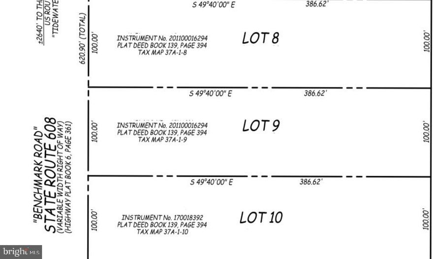 10415-10419 Benchmark Rd, Fredericksburg, VA 22408. 3 adjacent parcels assembled, totaling approximately 2.89 acres of R-2 Land in Spotsylvania County. 3 lots in a premier location in the primary development boundary in the Spotsylvania County Comprehensive Plan. Close to tons of new developments and planned development for just $350k. Perfect for a residential builder or a developer wanting to acquire and hold 3 lots in the middle of a premier street, or go in for a rezoning. Plat and Spotsylvania County County Comprehensive plan Chapter 2--Land Use in documents section.  Tax assessment via BrightMLS only reflective of 10415 Benchmark Rd's tax assessment.  
Do not walk lots without making appointment on showingtime. Sign will be installed on property within 5-7 days.