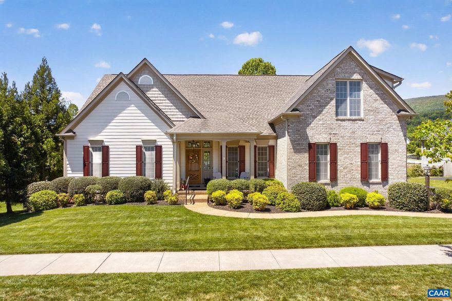Coming Soon with showings beginning Wednesday, May 27th, starting at 5 pm.  First time offered in the Creekside section of Old Trail, this ever-popular Craig Builders ?Newport?, built in 2016, showcases timeless architecture, quality craftsmanship, and rich detailing throughout all three finished levels. The beautifully manicured and nearly level .46-acre homesite has a fully fenced backyard, offering exceptional outdoor living with direct access to the extensive garden area beyond. Designed for comfortable main-level living, the home features gracious living spaces, including the beautiful sunroom just off the kitchen, creating the perfect setting for everyday living or entertaining. A private second-level suite complete with its own kitchen provides ideal accommodations for an au pair, extended family, guests, or live-in assistance. The finished terrace level offers exceptional flexibility with abundant space for a dedicated home gym, recreation or game room, future wine cellar, and expansive family room or home theater. Completing this level is the spacious kitchenette, 5th. bedroom, and full bath. Super convenient to I64, VSH 250, schools, Crozet library, parks, trails, restaurants, wineries, and breweries!,Glass Front Cabinets,Granite Counter,Maple Cabinets,Fireplace in Basement,Fireplace in Great Room