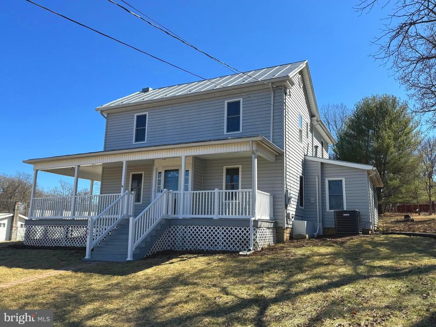 ***NEW PRICE MODIFICATION!!!***  You don't want to miss this one - here is your chance to enjoy updated modern living amenities with classic charm in a serene country setting!  Discover the beautiful transformation of this newly renovated farmhouse/colonial that is situated on nearly 1 acre in Toms Brook, convenient to I-81 for commuting yet central to the charm and conveniences of town.  You will be amazed when you walk inside - there is so much NEW in this property that is ready for new owners!  *******  Step onto the wraparound porch where you can sit and enjoy the sounds of nature.  Enter to find new LVP flooring and freshly painted walls throughout the entire home.  You'll find a spacious room to the left of the entrance that would make a great main level Bedroom or use it as a formal Living Room, and a Family Room with a powder room to the right of the entrance.  The Family Room opens up to the brand NEW Kitchen that is filled with natural sunlight.  Large enough and perfect for entertaining, the Kitchen showcases all new cabinetry, new granite countertops, new stainless steel appliances, and a center island.  Enjoy your meals in the eat-in nook with a walk-out to the side yard.  Finishing off the main level you'll find a very functional laundry room featuring a stand-up shower, sink and hookups, along with a bright sunroom that walks-out to the small deck.  *******  The upper level includes 3 Bedrooms with LVP flooring and ceiling fans.  The Full Bathroom in the hallway is completely brand NEW.  And you will love the Primary Bedroom, complete with a brand NEW full bathroom and a walk-in closet!  The interior list of NEW features goes on to include - NEW doors, NEW hardware, NEW lighting, and NEW central air conditioning.  *******  This property includes 2 sheds for additional storage and workspace.  The back shed has brand new siding, new windows & doors.  The metal roof of the home has been freshly painted, and the back shed roof is uniquely made of freshly painted license plates!  The spacious backyard provides a nice retreat for outdoor enjoyment, and plenty of space for gardening and other outdoor activities.  Some areas of the yard will be seeded for grass within the next week.  *******  Come experience the tranquility of country life while being close to amenities.  There is a lot to experience with a short drive, including wineries, caverns, Shenandoah County Park, sporting fields, Civil War trails, countless historic sites, Shenandoah Valley trails and mountain scenes, and so much more!