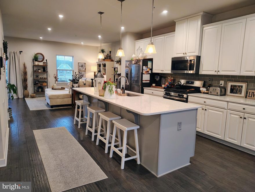 Applicants situation changed and the townhouse is now fully available.    Welcome to this 3 bedroom, 3 full and 1 half bathroom Schubert Model in Lake Linganore Oakdale! This end unit is one of the largest floor plans in this community and features a 2 car front entry garage! This townhome is only 5 years old and comes with a long list of upgrades! Gourmet kitchen with stainless appliances and custom white quartz counters, matching quartz counters in every bathroom, large Trex deck, upgraded lighting throughout to include recessed lighting and overhead lights. Cat-6 cable in every room and a drop on the 3rd floor ceiling for a wifi booster, 9 ft ceilings on the main level and the primary bedroom has a tray ceiling. The laundry room is on the bedroom level and has a sink basin. The primary bathroom features a soaking tub and shower stall. The lower level surround sound too! The community of Lake Linganore has miles of walking trails, multiple pools, sandy beaches, a private lake, and much more.
Showings starting Jan 16th.  Online application process.  Strong Credit Score will be required.   No exceptions.