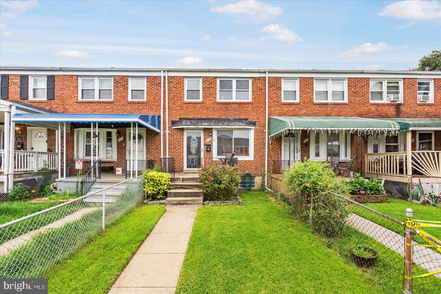 Beautifully maintained and move-in ready 3BR/1BA brick Townhome located on a pristinely manicured lot in the quiet neighborhood of Middlesex. Make your way through the gated front yard past a lush green lawn on the way to the front porch of your forever home. Step inside to a home filled with natural light, hardwood floors, and an open main floor plan. The main floor offers a large living room, spacious dining room, and kitchen. The dining room is separated from the kitchen by a half wall ideal when entertaining. The kitchen features plenty of cabinets with open shelving, stainless steel appliances, granite countertops, and a deep stainless sink. On the second floor are two sizable secondary bedrooms, a spacious primary bedroom, and a full bath. The lower level offers additional living space featuring a large family room, storage, laundry, and a walk-out to the fenced yard. From the kitchen step outside to a manicured backyard offering tons of green space and so many possibilities. This home is move-in ready with so much to offer new home owners and is located in close proximity to shopping, restaurants, and commuter routes.