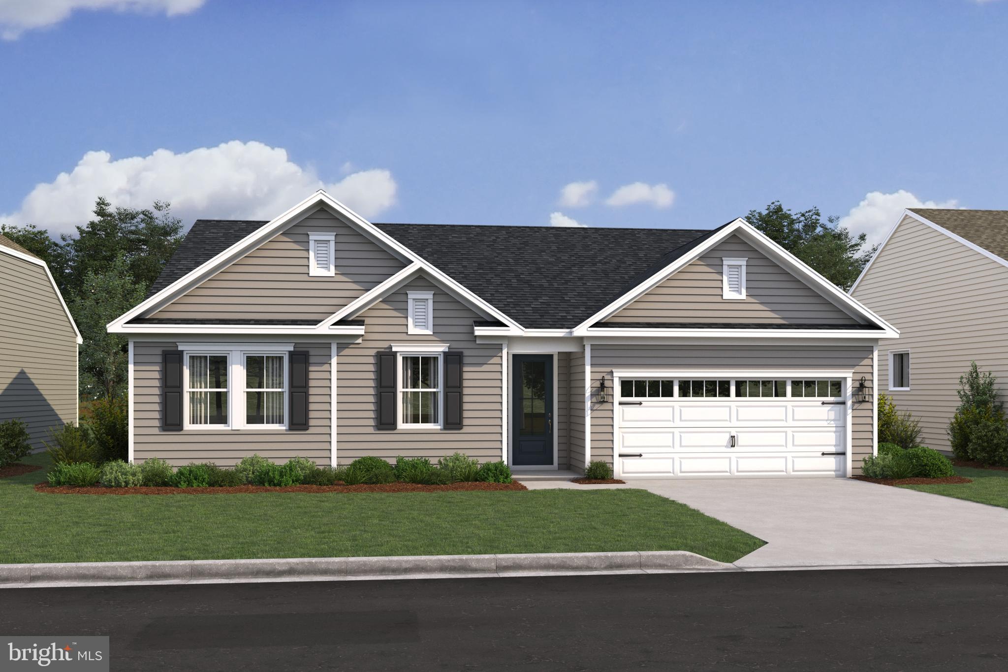 Welcome to Estates of Tuscarora, a brand-new community offering 1+ acre homesites within close proximity to commuter routes, shopping, parks, and Historic Downtown Martinsburg! This is the starting price for a To-Be-Built ADRIATIC floor plan offering Main Level Living. This 1,767 SF Rancher includes 2-car garage, 3 bedrooms with a home office/optional 4th bedroom, 2 full baths on and unfinished basement with an option to finish the recreation room and full bath. Enjoy the ease and accessibility of a thoughtfully designed open floor plan with all the essential living spaces on one level. Included features: Kitchen Island, Granite Kitchen Countertops, Stainless Steel appliances, 42" Cabinets with hardware, Luxury Vinyl Plank Flooring in Foyer, Kitchen, Dining Area, and Family Room, Ceramic Tile flooring in Full Baths with Shower wall tile, to name a few! There is also an option to select a Farmhouse, Classic, or Loft Look for an all-inclusive upgrade throughout the home. Don't miss out on the opportunity to build this home from the ground up with the options that are important to YOU! Call and schedule your personalized appointment today! Ask about our closing cost assistance with the use of K.Hovnanian American Mortgage. **Photos are virtually staged renderings and may not reflect the starting price included finishes for the floor plan. Pricing and promotions are subject to change without notice. See Sales Consultant for more information**