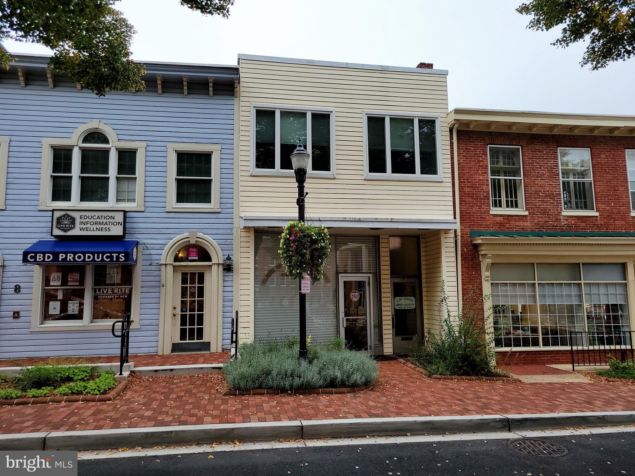 This is approximately 2600 sq.ft. of Office and/ or Retail Space directly across the street from the Court House and just off Main Street. 2 Stories with 2 separate Entrances. Second Floor needs refurbishing , and was previously a Law Office. B 2 Zoning allows for Office ,Retail , ,Apt etc. Call Agent for details and showings.