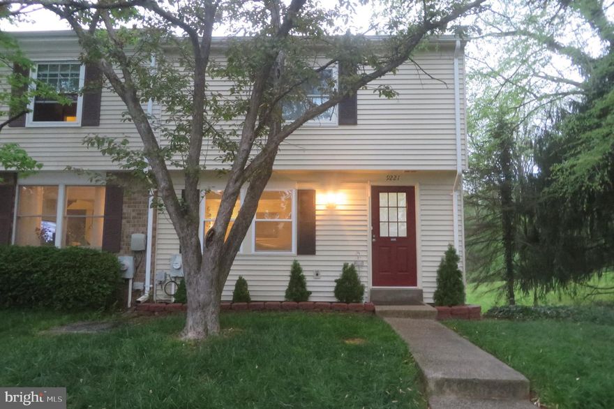 This 3 bedroom 3.5 bath home checks all the boxes. End unit with a newly refinished deck, a deep back yard and a large storage shed. Hardwood floors on the main level and brand new HVAC. Walkout sliding door to backyard through lower level.  Home is across the street from the HOA community center, pool, tennis and basketball courts. Owner is a real estate agent.