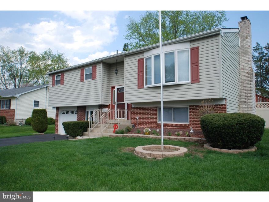 Brand new HVAC in May 2018. New bedroom windows. For the first time since 1986, this lovely and lovingly maintained Hartsville Park home is ready for its new owner. Imagine not having to book an overpriced rental at the shore this year because you are going to enjoy a 4 month long Staycation instead!  Invite friends and family over to swim in the heated in-ground concrete pool, cook-out on the included natural gas barbecue grill, and let the little ones frolic in the huge fenced-in yard and on the included play set. Guests will have a hard time deciding whether to enjoy the view from the upper deck (with deck boards replaced in 2016) or pool-side on the concrete patio below. (Sale includes patio picnic table along with 5 chairs) Inside, your food prep will be performed in a beautifully updated eat-in kitchen with granite counter tops and stainless steel appliances including an ultra-versatile built-in convection microwave.  Other notable features include recently refinished glistening hardwood floors on the main level, a family room with neutral carpets, natural gas fireplace with floor to ceiling stone hearth, wall mounted 50" flat screen TV with built-in 6 speaker Bose sound system, and a stunning renovated full bath on the lower level. Three bright bedrooms complete the main level and the lower level even has a bonus room that could be used as an office, den, play room or 4th bedroom (without closet). There's an attached one car garage and an extra wide driveway that will fit 4 vehicles.  When you want to explore your new neighborhood, it's less than a mile to Kemper Park along the Little Neshaminy Creek.  This park is a great way to enjoy nature, walk the trail, use the playground or have a picnic in one of its pavilions. Schedule your showing soon because this home will not last. One Year Home Warranty included.
