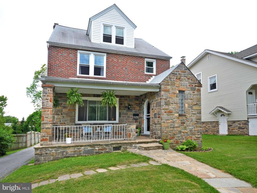 Beautifully maintained colonial w/tons of updates. New windows, updated baths w/ceramic tile,  kitchen w/Corian counters, beautiful hardwood throughout, sep hall & breakfast room, separate dining room & formal living room, 3 spacious bedrooms on the second flr & 2 on the top flr. finished lower level w/recreation room, full bath & laundry rm. 2-car detached garage, lrg yard.