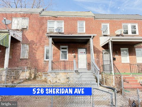 526 SHERIDAN AVENUE BALTIMORE MD 21212