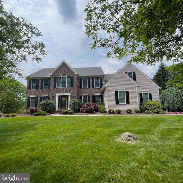 This stunning property just hit the market and it's a real gem! The home boasts a grand two-story foyer that welcomes you into a spacious living room and elegant dining room. There's also a cozy office space with french doors which can be anything you want. There is a bright sunny kitchen with granite counters, an island, pantry closet, built in desk and a breakfast area, perfect for morning gatherings. Let's not forget the cute powder room and good size laundry room are also on the main floor along with a large double closet, a coat closet and access to the two car garage with shelving. The large two-story family room with a back staircase is ideal for relaxation and family time. This room has built in shelving, a fireplace, and plenty of room for the entire family. Hardwood floors are in the foyer, living room, dining room and family room. Upstairs, you'll find a luxurious primary suite complete with a jetted tub, double sink vanity, walk-in closet, and a sitting area. There are three additional bedrooms and another full bath. The primary bedroom and one other bedroom have hardwood floors. The other two bedrooms and the back staircase have plush carpeting. The basement is a true highlight, full finished with a bar, a full bathroom, and a large recreation room. Plus, it features a daylight walk-out design, adding even more light and space. Back upstairs, go through the breakfast area and through the slider doors to a very large maintenance free deck. A lower deck contains a pergola and then there is the full 15' X 31' size pool. A large yard all around the home gives you privacy and areas for games. This home is lovingly cared for and welcomes the new owners.