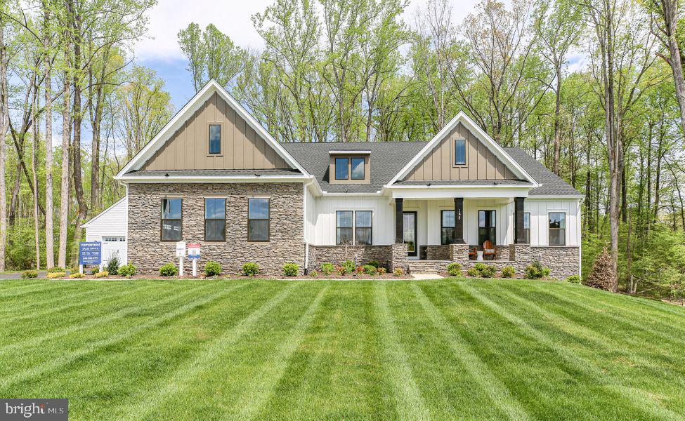 Hampstead is an absolutely gorgeous property located just off of Poplar Road between Stony Hill Rd and Cedar Hill Lane which will offer ninety, 3+ acre homesites in the desirable Mountain View High School District.
Atlantic Builders' newest Main Level Living home, the Torrey offers 4 bedrooms, 3.5 baths in 3,420 square feet. This exciting new home is a one-of-a-kind in this market and features the choice of 3 gorgeous exterior elevations including Craftsman, Modern Farmhouse and Transitional architectural styles. With a ton of living space on one level, the Torrey has an amazing open layout that encompasses a spacious great room, expansive gourmet kitchen with oversized island and a separate breakfast area that adjoins the included covered rear porch. AND there's a large study and formal dining room that provide more separate/private spaces in this home.
The best feature of the Torrey is that all 4 bedrooms are on the main level. A luxurious and private owner's suite includes a deluxe bathroom with plenty of room for both a large shower as well as the opportunity to add a free standing tub. And a stunning walk-in closet completes this peaceful retreat. The opposite side of the home is dedicated to 3 additional, generous sized bedrooms with a jack n' jill bath between bedrooms 2 and 3 and an ensuite bath for bedroom 4.
The lower level offers an opportunity to add even more space to this already very large home. Optional rec room, exercise room, den/bedroom, full bath and media room can increase the size of the Torrey another 2,200+ square feet.
Please note that renderings and photos shown may feature optional features that are not included in the base house.
