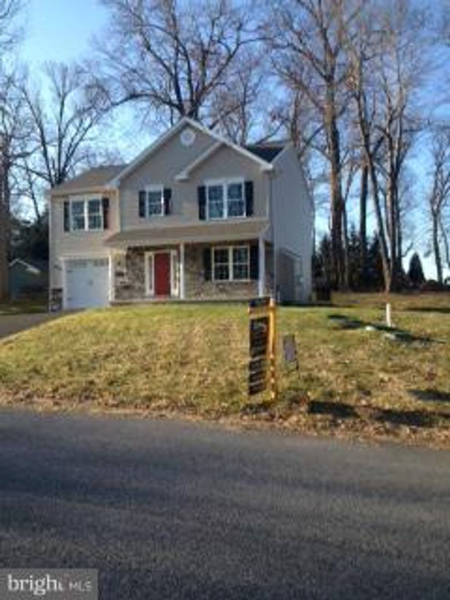 Ready to move into for the holidays 4 BR2 1/2 Bath colonial over 2000sq' with mudroom on 1st floor,1 car garage on partially wooded lot. Walk out Basement. Still time to choose your carpet. Features include Granite counters, upgraded cabinets,stainless steel appliances, gas fireplace, Hardwood floors on main,owner is a realtor Easy commute to Baltimore