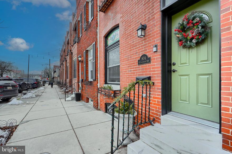 Welcome to this beautifully updated 3-bedroom, 2.5-bathroom home in the heart of Canton! This property boasts an open floor plan with exposed brick walls and gleaming hardwood floors on both the first and second levels. The kitchen is equipped with a newer refrigerator and dishwasher. Enjoy outdoor living with a second-floor deck, a rooftop deck offering city views, and an enclosed private back patio with a fenced-in yard—perfect for entertaining. The fully finished basement provides additional living space or a potential bedroom or office.

Recent updates include a new skylight, updated deck, HVAC, and water heater (both 2 years old). Located just four blocks from the waterfront/promenade and five blocks from Patterson Park, this home is also walkable to grocery stores, shops, and nightlife. Minutes from Fells Point, Johns Hopkins Medicine, downtown, I-83, & I-95.