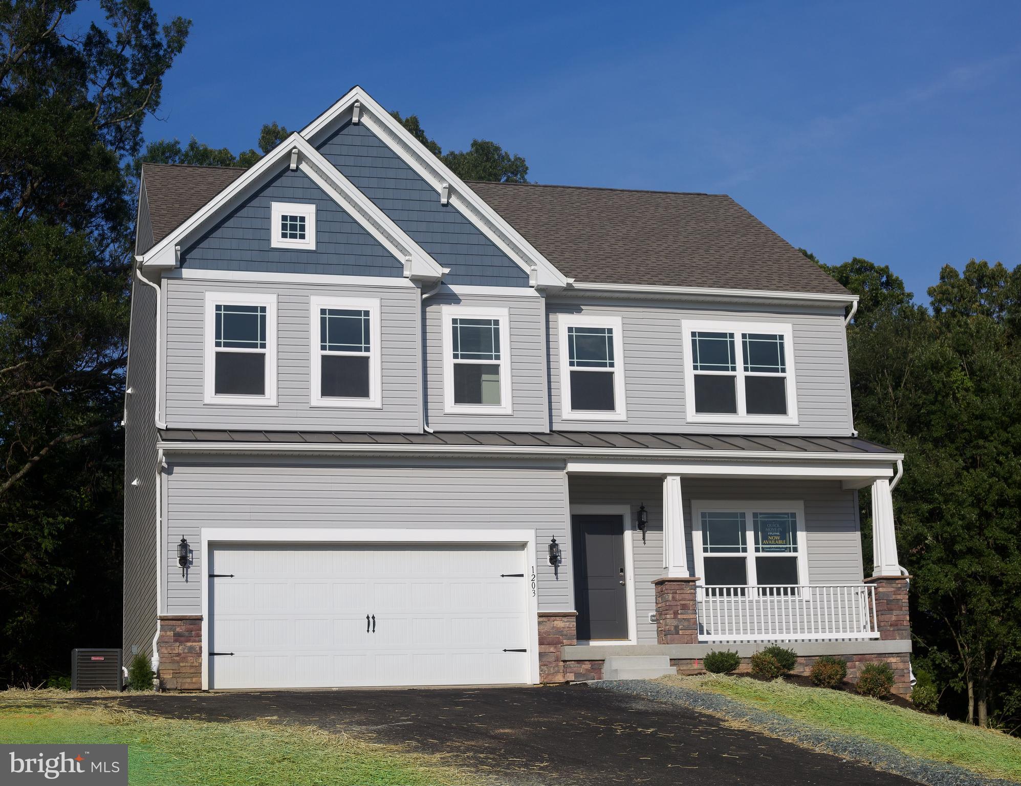 Here is your chance to own this new construction home nestled in a large 2.24 acre lot in beautiful Harford County. Close to I-95 and APG. Minutes from Wegmans and the famous Box Hill Pizza crabcakes. Water sports abound as the Bush river and Leight Estuary Center are just around the corner. Beautiful home in a well established neighborhood. The Hamilton is a 4 bedroom, 2.5 bath home with 2075 square feet of living space. When you enter you are greeted by a choice room and foyer with 9' ceilings. The entry level hall leads you to the great room and electric fireplace. The granite countertop kitchen features a large island and breakfast area ideal for entertaining and every day life. Expansive second floor features an Owner's Suite with a huge walk-in closet and private bath. There are also 3 other ample sized bedrooms with plenty of closet space for storage. Features a second floor laundry and separate full bath. The unfinished basement has a rough-in for a future bathroom. Schedule your showing today before its gone!