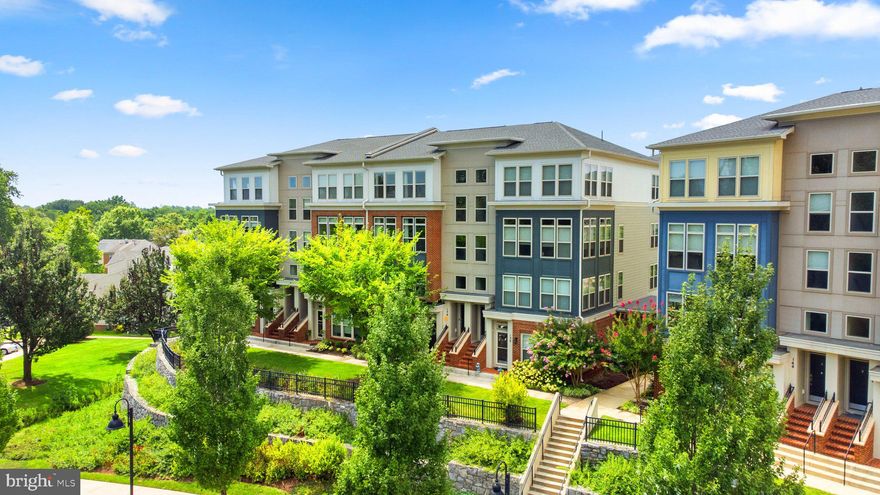 SPECTACULAR, 2-STORY GARAGE TOWNHOME/CONDO IN MODEL HOME CONDITION. 3 BEDROOMS/2.5 BATHROOMS, ALMOST 2700 SQUARE FEET,  WALKING DISTANCE TO EVERYTHING IN DOWNTOWN CROWN. UNLIKE OTHER SIMILAR HOMES IN CROWN, THIS ONE IS ACROSS THE STREET FROM A BEAUTIFUL WOODED AREA. The love the sellers have had for this home shows as soon as you enter the home. The main level has gleaming hardwood flooring, wide-open floor plan with high ceilings, and TONS of natural light. This level features a large gourmet kitchen plus island with sink with space for barstools. Plenty of storage and cooking space with granite counters, stainless steel appliances (including double oven) and lots of cabinet space. Slider off the kitchen opens to deck. Adjacent to the kitchen is the cozy family room area with fireplace,  The formal dining area is full size, with plenty of space for entertaining guests. The living room area has floor-to-ceiling windows.  The upper level has brand-new carpeting, and features the oversized owner's suite with tray ceiling & walk-in closet. En-suite owner's bathroom has both tub & shower plus dual vanities. The other two bedrooms are as big as what you would expect to see in a single-family home. The washer & dryer are conveniently located on this level as well. Located in arguably one of the most popular neighborhoods in the county, Crown has everything you need without ever having to leave the area. This home is walking distance to Harris Teeter, Starbucks, L.A. Fitness, multiple restaurants and shops. In addition, the Rio and all its shops restaurants, and movie theaters are less than a mile away.  Need the Metro? The Shady Grove station is less than 10 minutes away.