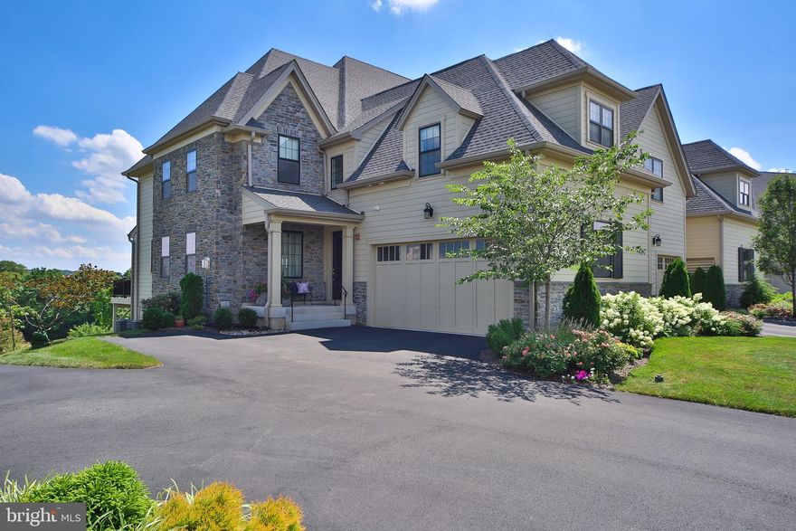 RARE OPPORTUNITY to have a coveted golf course location at the Reserve at Creekside   the area s premiere luxury carriage home community. This 3 Bedroom, 3.1 Bath Cresheim model offers an inviting open floor plan with a Living Room with corner fireplace, Dining Room, Study with French doors and custom Village Handcrafted cabinetry and a gourmet Kitchen with granite countertops, custom tile backsplash and stainless steel appliances. A sliding door from the Kitchen opens to the Deck, with spectacular views of the 14th, 15th and 16th holes of the Philadelphia Cricket Club s Wissahickon course and neighboring Erdenheim Farm. A uniquely designed Mudroom, accessed from the oversized two car garage and a Half Bath complete the main level. The second floor features a spacious Master Bedroom suite, with huge custom walk-in closet and spa-like Master Bathroom, two additional Bedrooms, Hall Bath and Laundry Room. The full, finished walk-out Basement offers additional living space, an office area, full bath and storage. Sliding doors provide access to a Patio. The Reserve at Creekside offers the ideal lifestyle - maintenance free living with luxury amenities. A 4500 sq ft Clubhouse includes a large gathering space, kitchen, fitness center and  outdoor pool with flagstone patio. Ideally located within minutes of Ft. Washington and Wissahickon Parks, the shops of Flourtown and Chestnut Hill and easy access to routes 309, 476 and the PA Turnpike. Don t miss this special property!