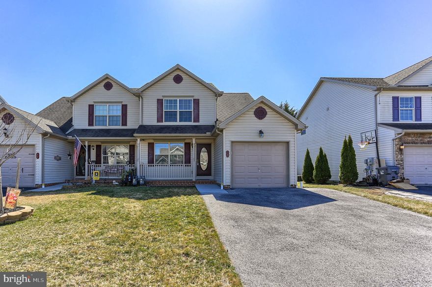 You're gonna be impressed with this 3 bedroom home.  First impression of this well maintained home is its as clean as a whistle and spacious.  The first floor is complimented with spacious kitchen, 1st floor laundry and living room.  You'll definitely be glad to know that all the appliances are included.  The 2nd floor boasts the owners suite with cathedral ceilings, 2 other bedrooms and 2 full baths.  The lower level is generous is sq ftg and awaits your personal layout.  Also, there is a humidifier climate control system installed. This semi-detached home has a fenced backyard and is serviced by public utilties and within minutes to downtown Hanover.  Priced to sell!!!!