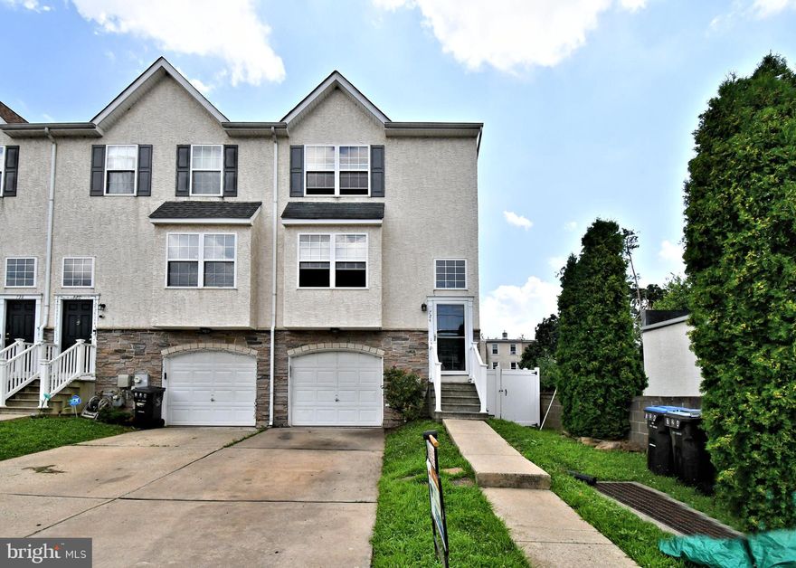 Welcome to this beautifully maintained end-unit townhome on the edge of Norristown and Plymouth Township. Perfectly situated for easy access to shopping, dining, Route 202, and Einstein Hospital and Medical Center campus, this home offers the best of suburban convenience in a truly move-in ready package.  Step inside to a bright, open layout with fresh, neutral paint throughout. The inviting kitchen boasts tile floors, generous cabinetry, a pantry, and a sunny breakfast area perfect for casual dining or morning coffee.  The expansive living and dining area features rich hardwood floors and plenty of space for your big-screen TV and comfortable seating. Large sliding glass doors lead to rear deck, ideal for outdoor entertaining, grilling, or relaxing with friends and family.  Upstairs, the spacious primary suite includes his and her closets and a private full bath for your comfort and convenience. A generous second bedroom and a well-appointed hall bath complete the upper level, providing flexibility for guests, family, or a dedicated home office.  One of the highlights of this home is the fully finished basement with tile flooring, offering a flexible family room space that is perfect for a media area, playroom, gym, or work-from-home setup. There’s also a separate storage room to keep everything organized. From the basement, walk right out onto the attractive brick paver patio and into the charming fenced backyard, perfect for pets, gardening, or summer get-togethers.  Additional features include a one-car garage for secure parking and extra storage, an attic fan for added energy efficiency, and a fenced yard with plenty of space to play, garden, and entertain.  This townhome has been thoughtfully maintained to provide a truly turnkey experience for its next owner. It offers the perfect classic style, and an unbeatable location.  Don’t miss your chance to own this beautiful end-unit townhome in a sought-after neighborhood. Schedule your private tour today and discover why this is the one you’ve been waiting for.