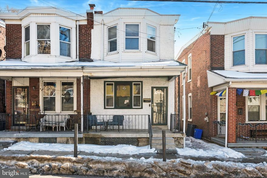 Welcome to 129 Leverington Ave, located in the heart of Manayunk. This 3-bedroom, 1.5-bath twin home features hardwood floors throughout the main living areas and an open flow between the living and dining rooms—perfect for everyday living and entertaining. Since ownership, the seller has renovated the kitchen with white cabinetry, stainless steel appliances, a gas range, updated countertops, and a modern tile backsplash. A convenient half bathroom was also added near the laundry area, enhancing functionality and comfort.

Upstairs, three bedrooms and a full bathroom offer flexible living space for a variety of needs. Situated on a 1,769-square-foot lot, the home includes a covered front porch and a fenced-in backyard, ideal for relaxing, gardening, or pets.

Enjoy a walkable lifestyle just minutes from Main Street Manayunk’s restaurants and shops, with easy access to the Manayunk Bridge Trail, the Towpath along the Schuylkill River Trail, and regional rail for commuting. This home offers a great combination of location, thoughtful updates, and lifestyle appeal. A virtual tour is available, allowing buyers to explore the home before scheduling a showing.