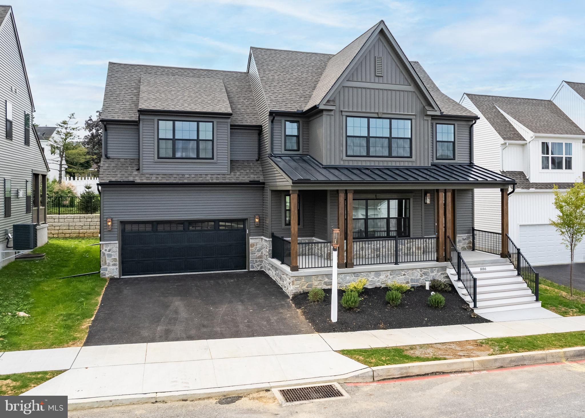 Be the very first to live in this newly constructed home by Keystone Custom Homes in the Devon Creek Community. It already has all the bells and whistles you would chose for yourself without the wait. Main level has front office/study with large window and lots of light. Consistent flooring throughout of engineered hardwood. Enter further into the family room with a cozy gas stone fireplace. Kitchen has upgraded stainless steel matching KitchenAid appliances, a ceramic farm house sink and everyone's favorite butlers pantry. Upgraded lighting throughout. Large dining area which leads to an outside covered patio. Upper level has a primary suite with window seat, 2 walk in closets and a beautiful bathroom with freestanding soaking tub. Three more spacious bedrooms all with walk in closets. The large unfinished basement adds 1100+ more sq footage, with a rough in to finish off any way you want. Has an egress window. Two car garage. Looking for a quick settlement. This home is also listed for rent.
