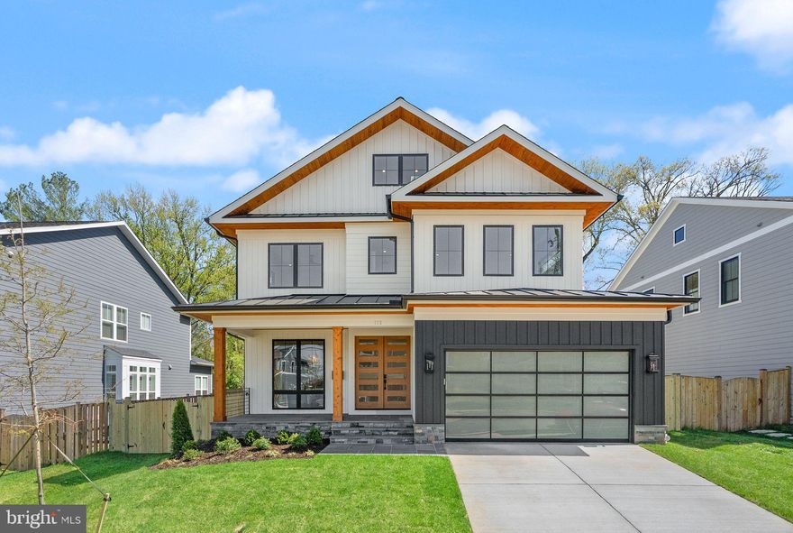 Gorgeous new construction in sought-after Vienna Woods, this transitional-style custom home offers over 5,800 finished square feet on a level quarter-acre lot with a seamless open floor plan across 3.5 levels. Featuring 7 bedrooms and 7.5 bathrooms, the home showcases high-end finishes throughout, a stunning gourmet kitchen with Thermador appliances, expansive island, and breakfast area open to the family room, plus a screened porch and deck for effortless indoor-outdoor living. Main-level office/bedroom with full bath adds flexibility.
Upstairs, the luxurious primary suite includes a sitting area, dual walk-in closets, and spa-inspired bath, while all additional bedrooms feature en-suite baths. The fully finished lower level offers a recreation room with walk-up wet bar, exercise room, and guest suite.
Ideally located just 2 blocks to Maple Avenue, the YMCA, and the W&OD bike trail and one block to Vienna Elementary School and ballfields, with easy access to I-66, Route 123, Vienna Metro, Tysons, parks, and schools.