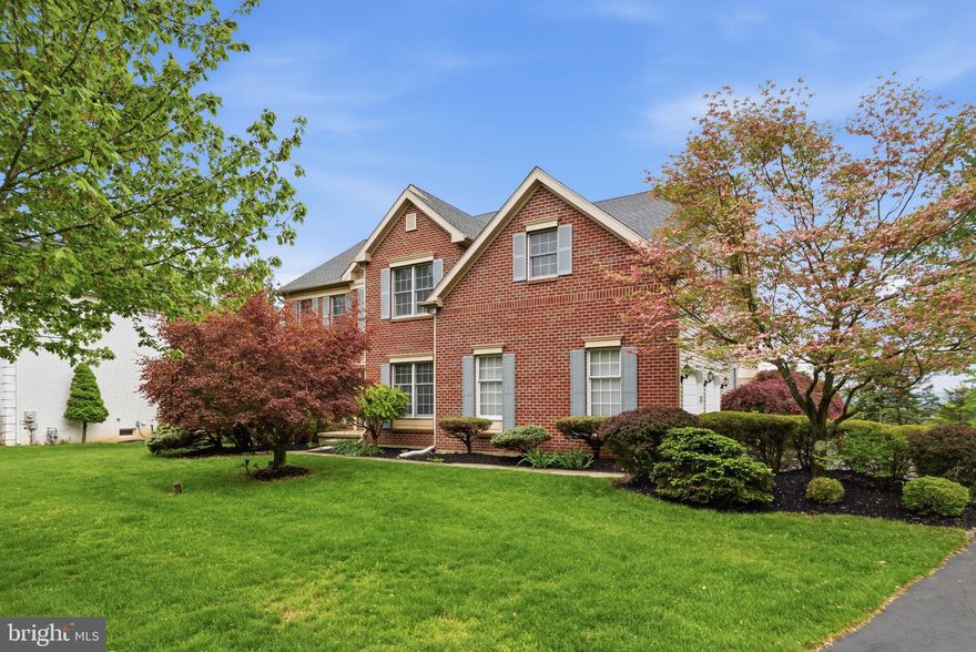 Welcome to your new home! This beautiful brick front 4 bedroom, 2 ½ bath colonial located in the Providence Oaks development in Lower Providence Twp. built by Toll Brothers is not to be missed! The first thing you will notice about this home is the absolute "pride of ownership." This home has been meticulously maintained by the original owners! Recent updates/upgrades include a newly upgraded kitchen and primary bathroom, the main floor ( except powder room) foyer and upstairs hallway painted in 12/2025 and a newer roof in 2021. They are a must see! As you enter, you will see how well the main floor just flows and how open it feels. A 2-story foyer with crown molding and turned hardwood tread stairs along with hardwood floors that flow throughout the main floor. Enter the private study/office thru the double doors.  A powder room and coat closet sit conveniently nearby. The formal living room and dining room sit to the left of the foyer with crown molding and chair rail. The living room has 4 windows while the dining room has a large triple window. The natural light in this home is most inviting!  The kitchen boasts all new cabinetry, Quartz Counters,  subway tile back splash, SS appliances with a gas range and  overhead exhaust fan and an island with seating and pendants above and recessed lights. Exit the french doors in the breakfast area to the composite deck. The perfect spot to sit out and grill or enjoy your coffee in the morning. The family room adjoins the breakfast area and has a larger triple window with window seat for an abundance of natural light, a gas brick surround fireplace, vaulted ceiling and back stairs to the upstairs.  The laundry room offers the washer & dryer, closet, cabinets, utility sink, tile flooring and accesses the oversize 2 car garage. Make your way upstairs and enter into the primary bedroom thru the double doors. Here you will find crown molding, an additional sitting area, a large walk in closet, vanity area with sink and then a magnificent totally redone bathroom with a cathedral ceiling, double window, double vanity and a linen closet.  The 3 additional bedrooms  are all of nice size and all have crown molding and are served by the hall bathroom with a double vanity and a tile surround tub with transom window above.  There is also an additional large linen closet in the hallway.  Make your way to the walk-out basement which is ready to be finished. The sellers have already installed some recessed lighting.  There is a double window and also french doors that lead to  the back patio area.  This property backs to a line of trees for added privacy! This home is ready for a new owner and sits conveniently located to major routes, dining and shopping. * All dimensions of lots and building/room sizes are approximate and should be verified by the Buyer(s) for accuracy.
Schedule your tour before it is too late! Be in for the summer!