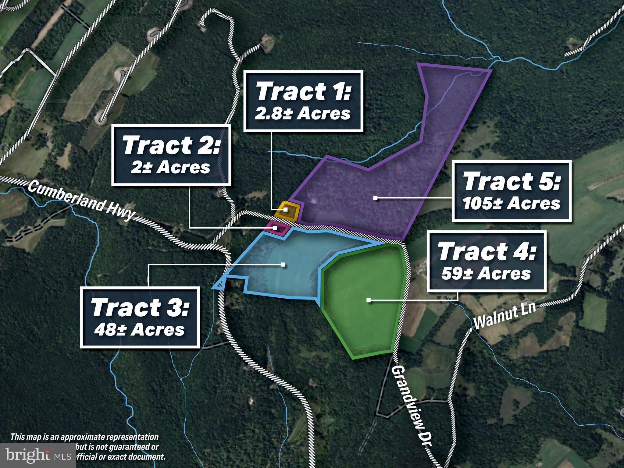 TRACT 5: 105.26+/- ACRES GRANDVIEW DR