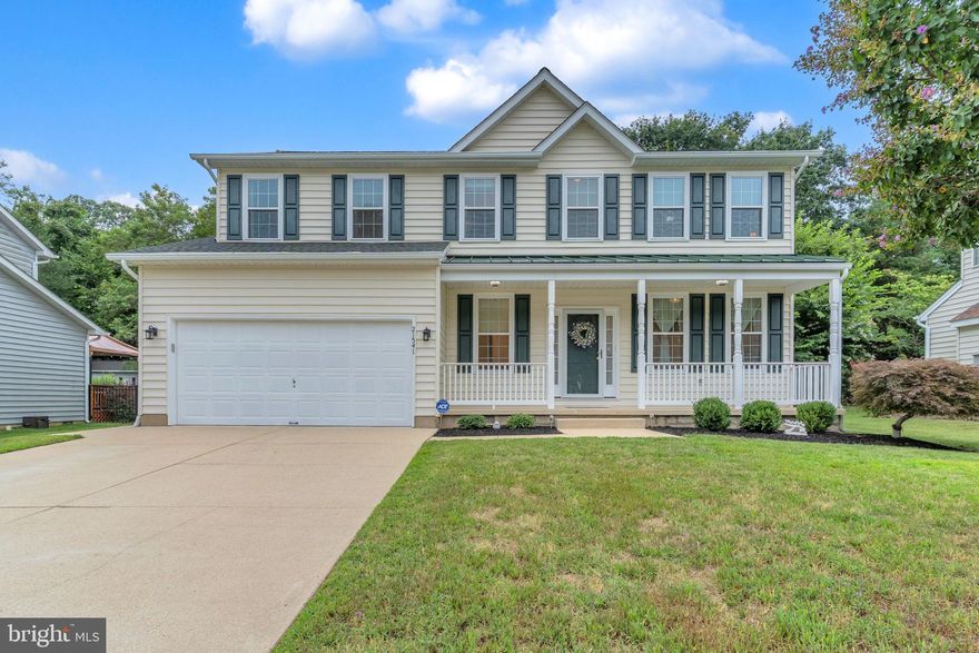 Presenting this well-maintained four-bedroom, 2.5-bathroom Colonial in the quiet Swash Bay neighborhood, just one mile from a private sandy beach on the Chesapeake Bay. 

This 2,310 sqft home backs to trees and features a low-maintenance composite deck with vinyl rails, an Amish-built 10x16 shed, a 2-car garage, and a covered front porch. New windows (2022), new house and shed roofs (August 2020), new high-quality blinds on the main level (2023), Pella storm doors, and the water shut off relocated to the main level for easy access. 

Inside, you'll find an eat-in kitchen with tons of cabinet space and a spacious peninsula. Upstairs offers a spacious landing (not a narrow hallway), an oversized hall bath, four good-sized bedrooms, and a laundry room. The primary suite includes two walk-in closets – a bonus storage closet was added above the foyer – and an enclosed, luxurious primary bathroom with a jetted tub, dual sinks, and a separate shower. 

Very well located, close to NAS PAX River Base, shopping, and parks. Come see for yourself how well this home has been cared for. Schedule your showing today.