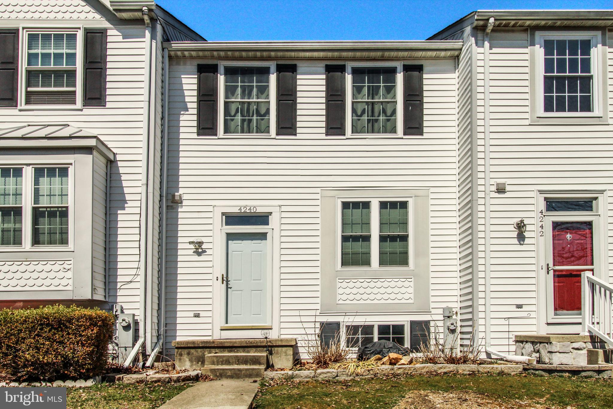 This home is a hop and a skip from I95, Rt 7, and Rt 40, within 5 miles of Aberdeen and Edgewood Proving Grounds. This home is currently a month-to-month rental, but it's ready for your particular color of paint, if you really want to put your touch on it. The basement is being used as an office, but that bathroom makes it a very nice bedroom idea with a full bathroom, for maybe an older teen or just a theater room away from the kids while you wait for the laundry room to finish the last cycle. The glass kitchen cabinets, island, and stainless appliances are something that you would have to see, but the 2 bedrooms are massive, with a "Jack and Jill" bathroom to the master bedroom. Start or end your nights with some local walking trails, or grab some good food from one of the local spots. This house is in the middle of all the local activity.