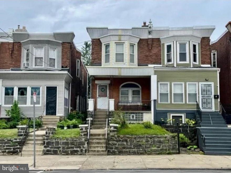 Step into this spacious RM1 zoned multifamily property offering 2,299 sq ft of opportunity in a rapidly developing West Philadelphia corridor. Built in 1925, this classic structure delivers the charm of its era with the scale and flexibility today’s buyers and investors want. This 

This property needs a complete upgrade, making it an ideal project for investors, developers, or buyers looking to add value through renovation. The building features two units, each with generous layouts and strong rental potential once improved.

Located just steps from transit, shopping, and neighborhood amenities, the property sits on a residential block with easy access to major corridors. RM1 zoning allows for continued multifamily use and potential future enhancements (buyer to verify with the city).

With its size, location, and versatility, 208 N 63rd St is an excellent opportunity for investors seeking stability and upside in one of Philadelphia’s most active rental markets.