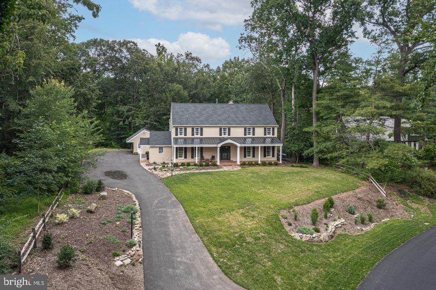 Nestled on a picturesque lot backing to the canal and offering peaceful pond views is this beautifully upgraded colonial. Located in the highly desired Buckland Valley community is this lovingly maintained home. Thoughtful renovations and charming details are sure to impress including: New heating and cooling system, New gas fireplace, New reverse osmosis drinking water system, New roof and so much more!  The impressive front porch highlights a lovely brick floor and metal roof which hints at the gracious accommodations within. Stunning hand-scraped hardwood floors span most of the home. The chef’s kitchen is the heart of the space featuring an oversized island, New refrigerator and dishwasher, upgraded pantry shelving for storage, cozy breakfast area with gas fireplace and doors out to the composite deck for easy entertaining. The upgraded mudroom is a true delight with beautiful millwork, convenient door out to the driveway, walk-in coat closet and refreshed powder room. The upper level boasts 4 spacious bedrooms including a large Main Suite with upgraded bath to include a significant frameless shower and dual marble vanity. There is even a 3rd floor bonus space complete with vaulted ceiling and corner fireplace. The finished walk-out lower level highlights a new floor, a New mini-split system offering heating and cooling and wonderful storage. Additional amenities include freshly painted in a neutral pallet, a 2 car detached garage and workshop, shed, New masonry chimney, walk-up attic access and storage and a fantastic blend of New landscaping layered with a mature tree backdrop.   Truly move-in ready and easy access to the I-295 corridor for commuting to Princeton, NYC or Philadelphia. Located within the Council Rock school district, including the highly sought after Sol Feinstone Elementary.