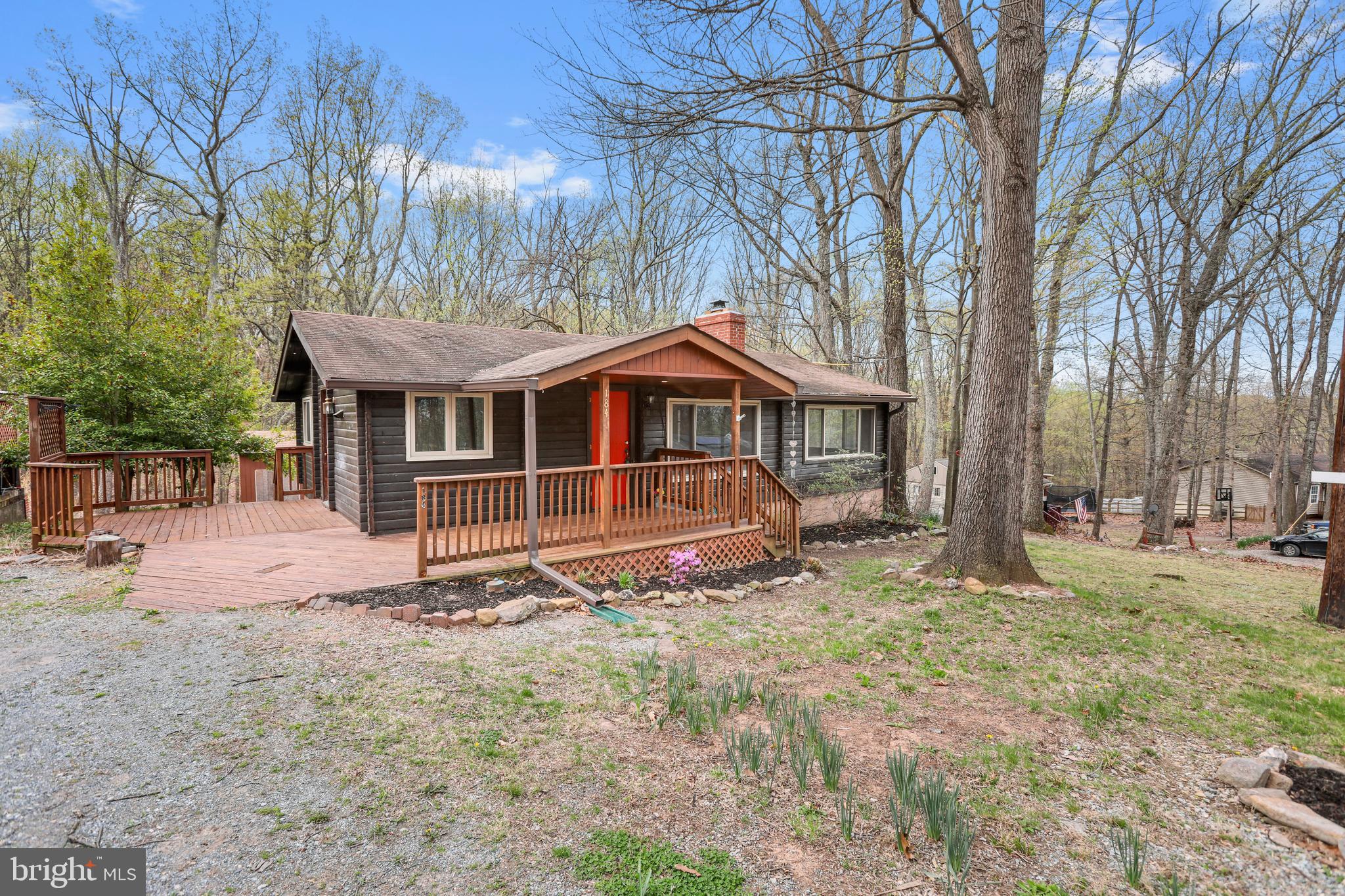 Charming 2 Bedroom cabin nestled in Harpers Ferry WV. This could be a perfect weekend escape or potential AirBnB! Close to all major commuter routes and historic Harpers Ferry which draws tourism with its outdoor activities and historic tours!