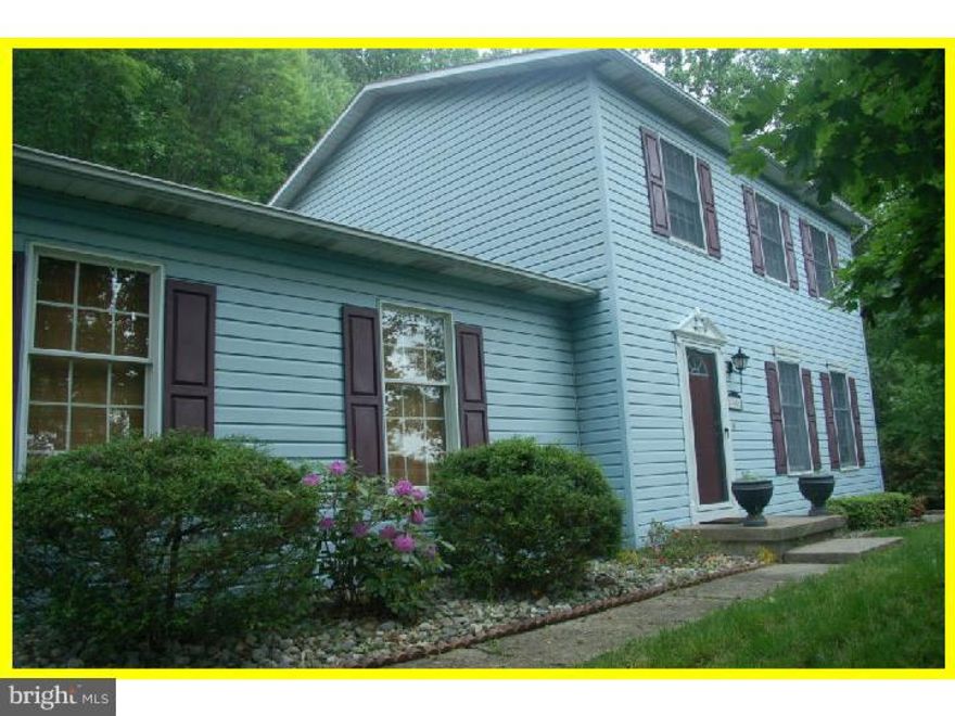 This 3 Bedroom, 2.1 Bath 2-Story home is PRICED TO SELL and is conveniently located to major highways, shopping, schools and parks. Enter the center hall that leads to the formal Living Room, formal Dining Room with ceiling fan and French doors to the deck, large eat-in Kitchen with double sink ceiling fan, step down to the spacious Family Room with ceiling fan and outside access to yard and garage. A Powder Room completes this level. The upstairs includes a full Hall Bath with skylight, the Master Bedroom with large closet and Master Bath with walk in shower, and 2 additional Bedrooms and a linen closet. There is a full unfinished Basement. The home is minutes from the big shopping centers and minutes from the quiet countryside.