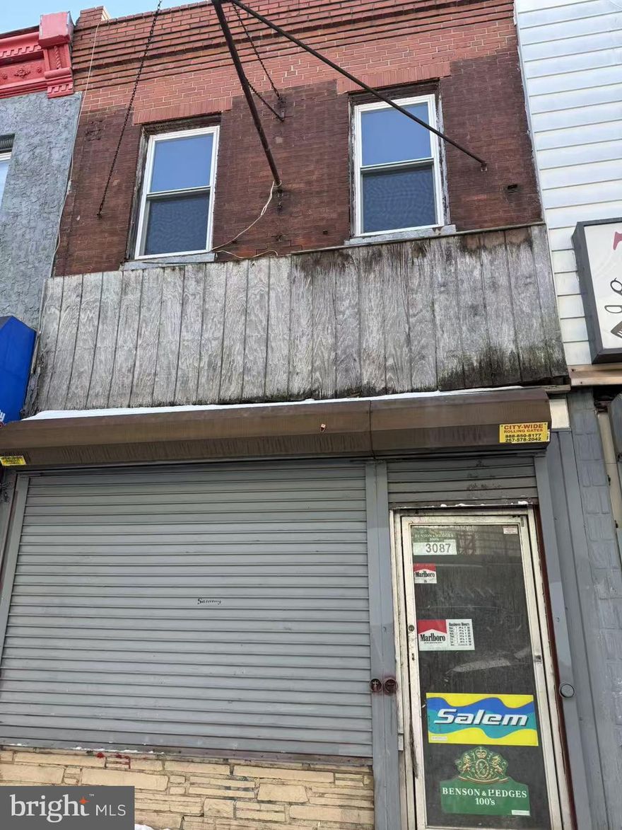 Two-storey restaurant building offered in as-is condition. Main floor features dining area and commercial kitchen space. Upper level can be used for storage or additional operational needs. Positioned along a busy commercial corridor with strong street visibility and foot traffic. Great opportunity for investors or owner-operators to renovate and bring new life to the space.