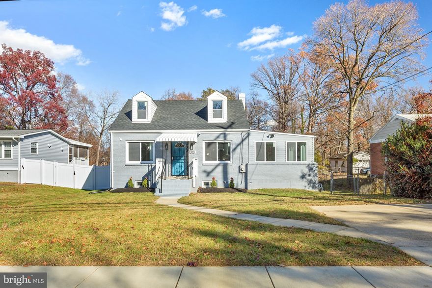 Listed below Appraisal! Motivated seller. Bring your pickiest buyer, your search stops here!  Beautifully renovated Single family home with fully finished basement. Situated in a quiet and desirable neighborhood. This 3BR/2.5 home features beautiful new flooring throughout, recessed lighting, a gourmet kitchen featuring stainless-steel appliances, quart counters, center island, and dining area. The main level has a master bedroom and full bathroom along with a half bathroom for your guests, while upstairs has additional 2 bedrooms and one full bathroom. The fully finished basement has more living space for entertaining. Close to shopping, restaurants, grocery stores, I-495, and schools, and more. Schedule your tour today! Property qualifies for up to $15,000 grant or 100% financing